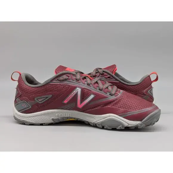 New Balance Minumus WO80RP2 Women’s Multi Sport Shoes Burgundy Gray Size 7.5 - Picture 7 of 10